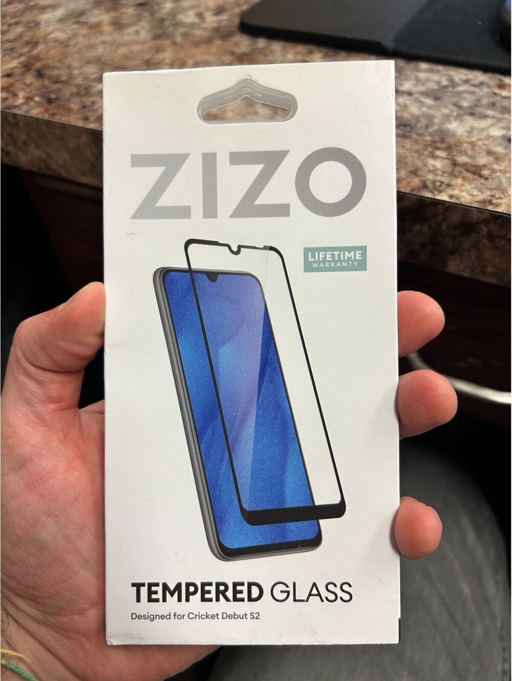 ZIZO Tempered Glass Screen Protector for Cricket Debut S2 9H NEW Sealed